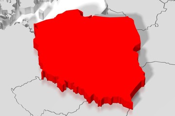 3D map - Poland