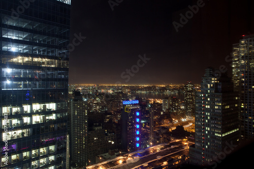 Looking across to New Jersey at night