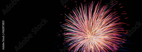 Colorful Fireworks Burst