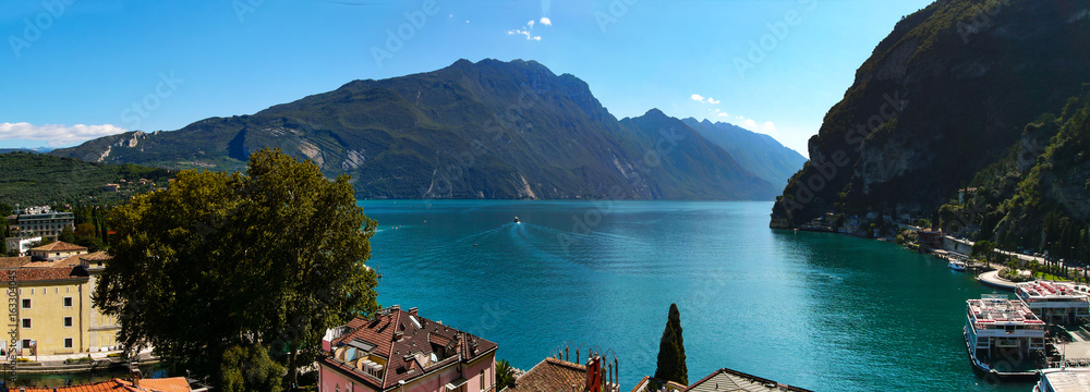 Riva del Garda, Gardasee, Italien, Panorama