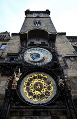 Prague old town square and Astronomical Clock Tower, Prague, Czech Republic