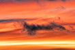 Sunset cloudy sky detail background Sunset cloudy sky detail background