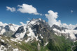 Mountain ridge in the summer time. Beautiful natural landscape Mountain ridge in the summer time. Beautiful natural landscape