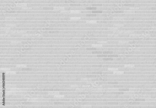 White brick wall.