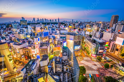 Shibuya, Tokyo, Japan Cityscape