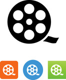 Movie Reel Icon - Illustration