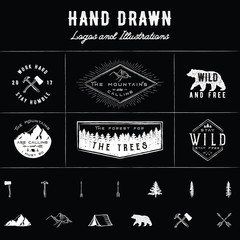 Rustic Logos and Illustrations
