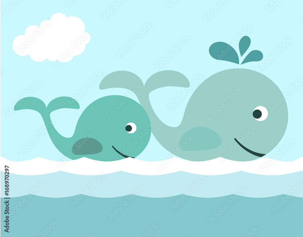 Wale auf dem Wasser