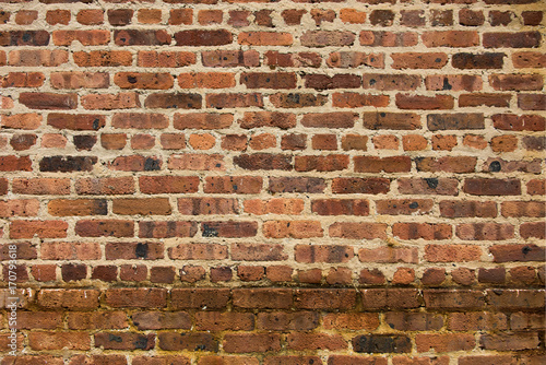 Brown Brick Wall with Dark Base
