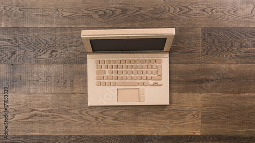 Creative eco-friendly laptop