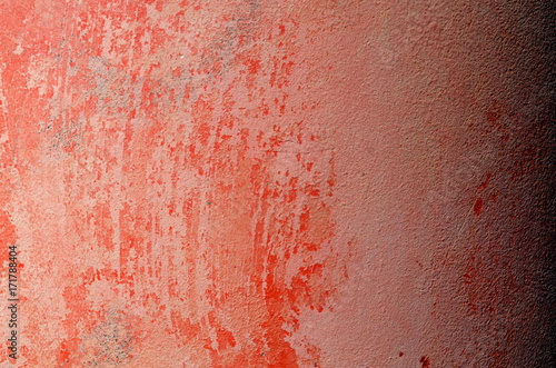 Verblasster roter Putz