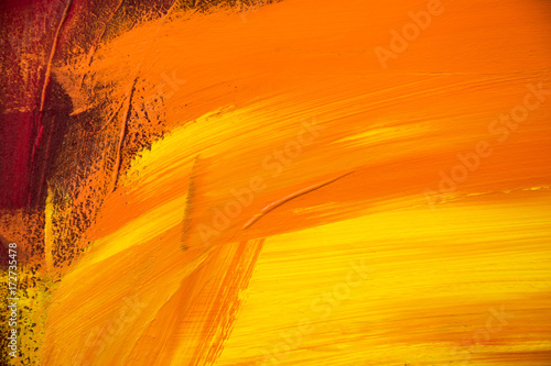 Abstract color acrylic painting detail © MariaTeresa