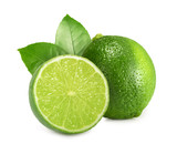 Lime isolated on white background