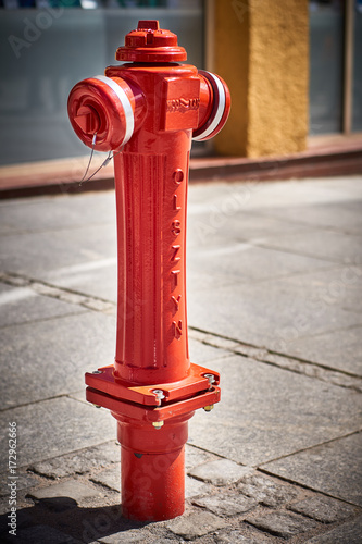 czerwony hydrant
