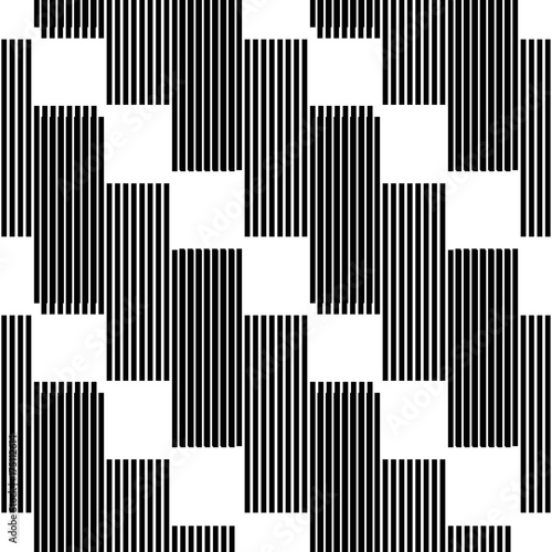 Zdjęcie XXL Półtony geometrycznej linii szwu. Wektorowa diagonalna monochromatyczna tekstury ilustracja