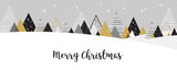 Christmas winter landscape background. Abstract Vector