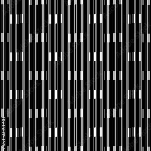 Zdjęcie XXL Półtony geometrycznej linii szwu. Ilustracja wektorowa monochromatyczne tekstura