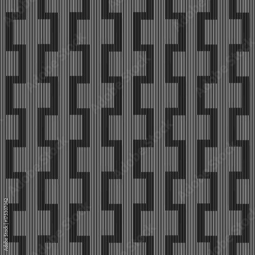 Zdjęcie XXL Półtony geometrycznej linii szwu. Ilustracja wektorowa monochromatyczne tekstura