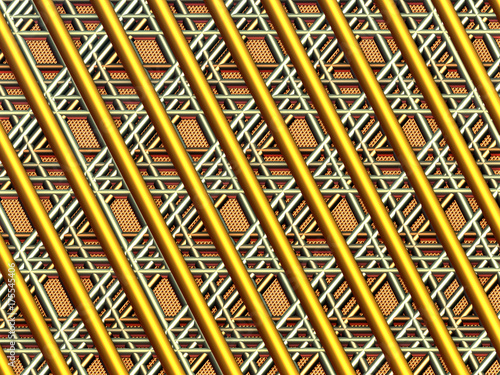 Zdjęcie XXL Abstrakcjonistycznego fractal tła kierowana komputerowo 3D ilustracja