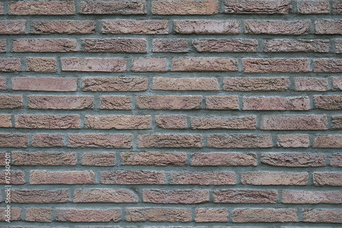 Backsteinmauer als Hintergrund