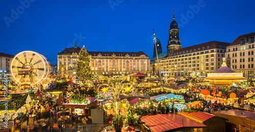 Weihnachtsmarkt in Dresden, Deutschland