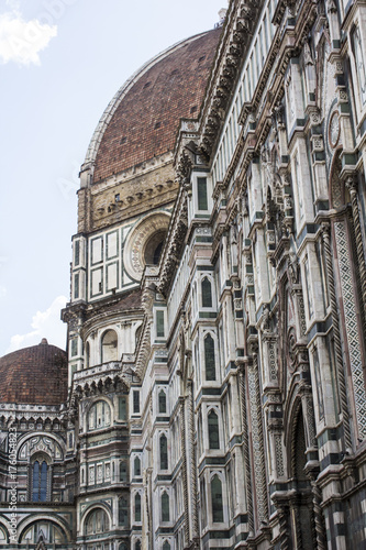 Plakat FLORENCJA WŁOCHY, LIPIEC, - 25, 2017: katedra Santa Maria Del Fiore, Tuscany -