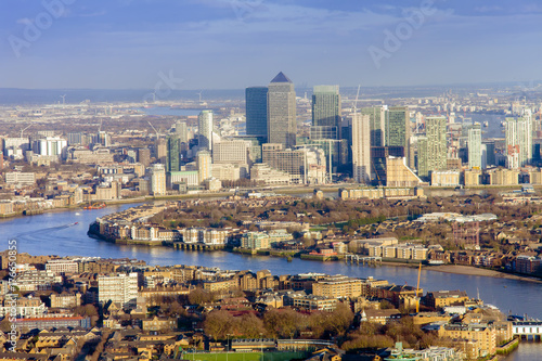 London city skyline in United Kingdom