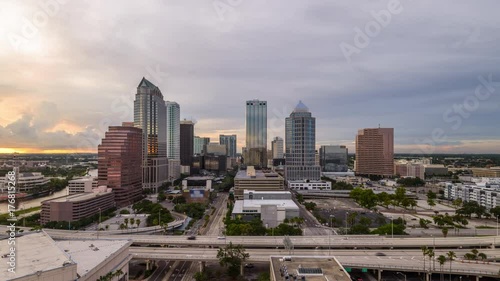 Tampa, Florida, USA Skyline Time Lapse