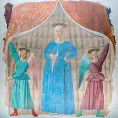 La Madonna del parto, celebre dipinto di Piero della Francesca
