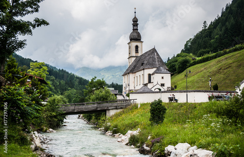 Ramseau, église saint sébastien, bavière allemagne