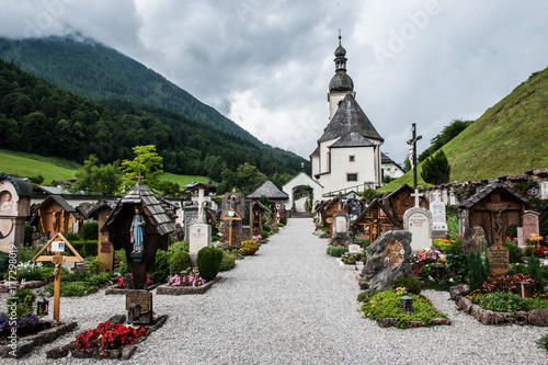 Ramseau, église saint sébastien, bavière allemagne