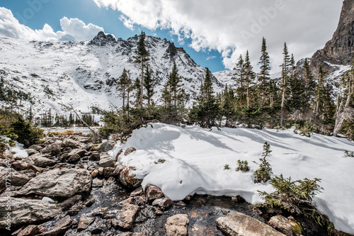 Lake Helene, Rocky Mountains, Colorado, USA.