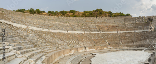 The Amphitheatre of Ephesus Ancient City in Turkey