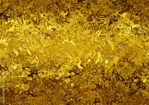 Liquid golden background
