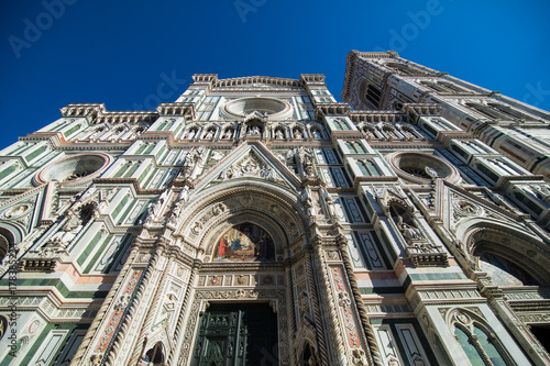 Zdjęcie XXL Florencja Włochy, Październik, -, 2017 Katedralny Santa Maria Del Fiore w Florencja, Włochy. Turystyczny punkt przeznaczenia.