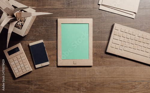 Creative cardboard office