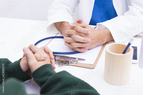 doctor in patient consultation, healthcare and health