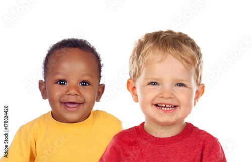 Funny couple of children