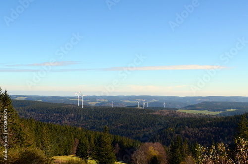 Blick vom Kandel im Herbst