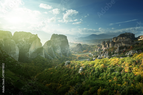 Meteora monasteries in Greece