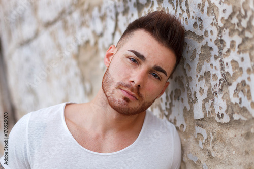 Portrait of an attractive guy