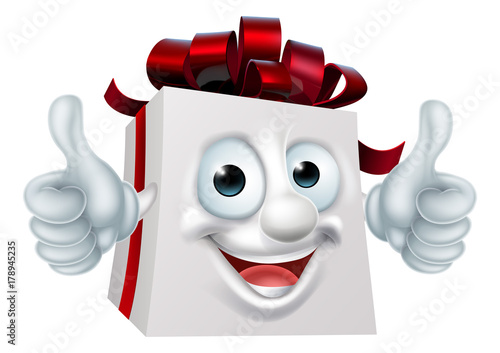 Gift Present Cartoon Character