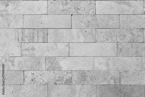 White concrete blocks texture and background.