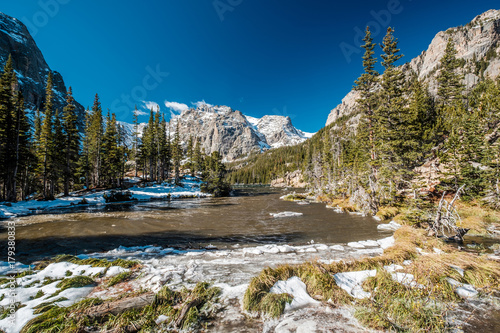The Loch Lake, Rocky Mountains, Colorado, USA.