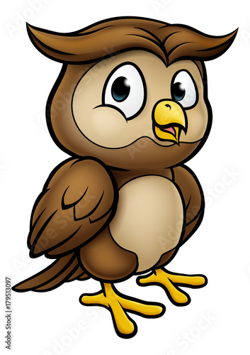 Cartoon Owl Character