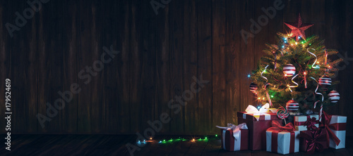 Decorated Christmas tree