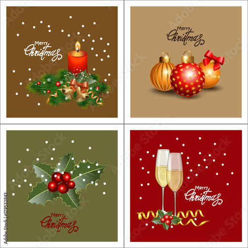 set christmas cards