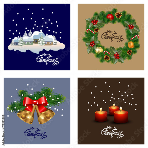set christmas cards