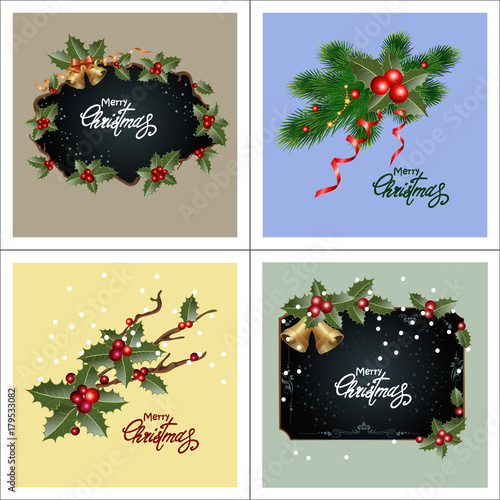 set christmas cards