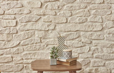 brick wall room cocnept background